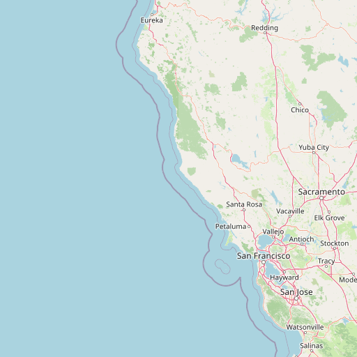 Northern California coverage map